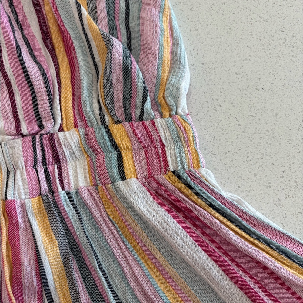 Striped Multicolor Romper - Picture 3 of 3